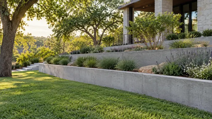 Retaining walls project visualization